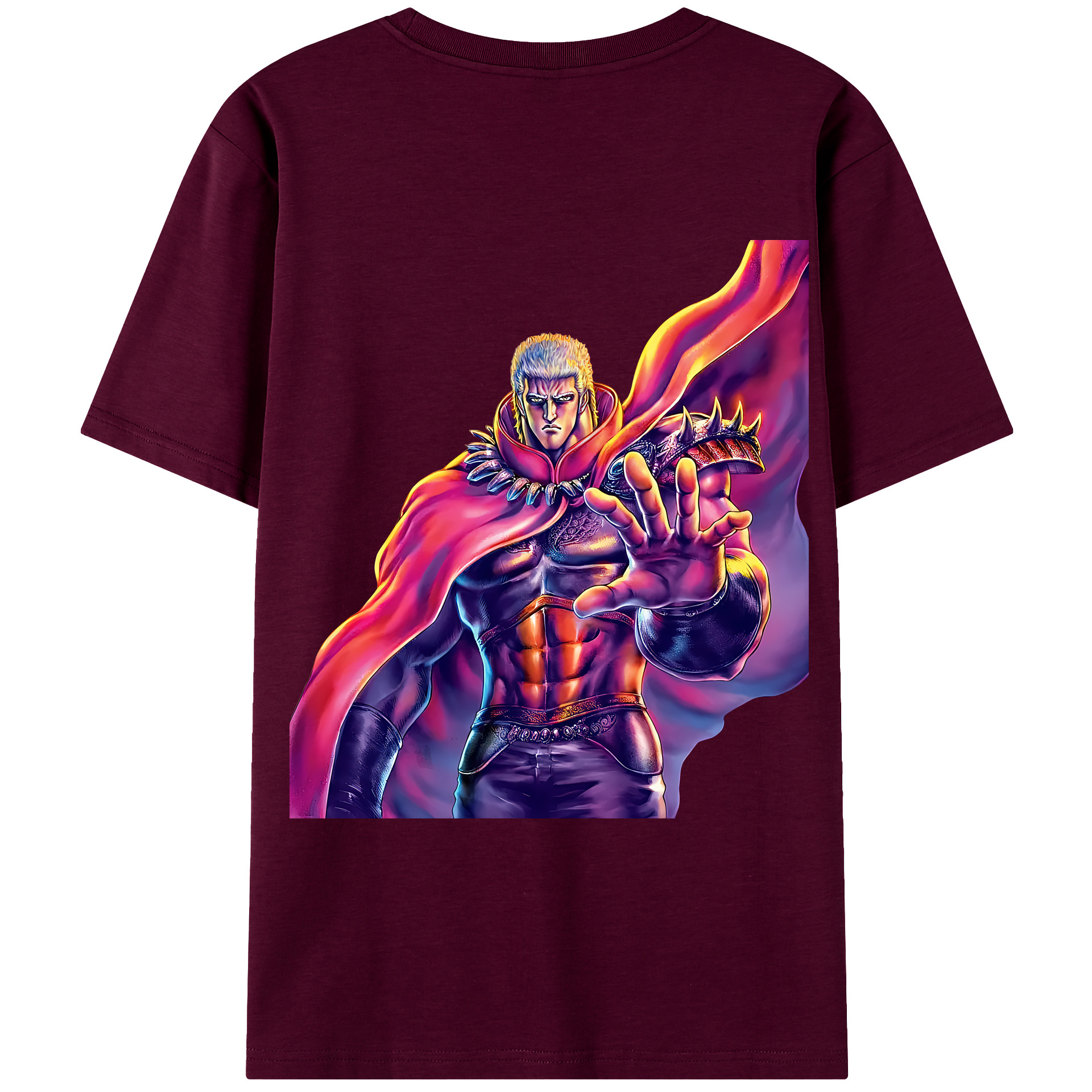 （画像用） 北斗の拳 Fist of the North Star レディース半袖Tシャツ(バックプリント)